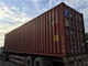 цвет подержанного контейнера для перевозок куба товаров 45ХК высокого КРАСНЫЙ поставщик