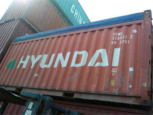 Китай Красный подержанный 20фт открытый верхний контейнер для перехода морского и земли поставщик