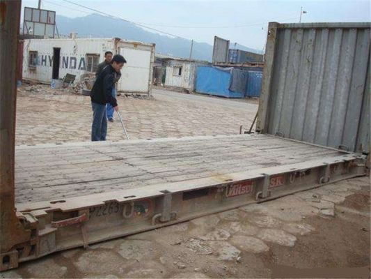 Китай Грузя плоский шкаф использовал стальную длину тар для хранения 20ГП 6.06м поставщик