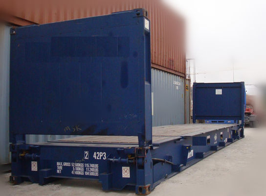 Китай Подержанный 20фт плоский контейнер шкафа/использовал контейнеры коробки моря для продажи поставщик