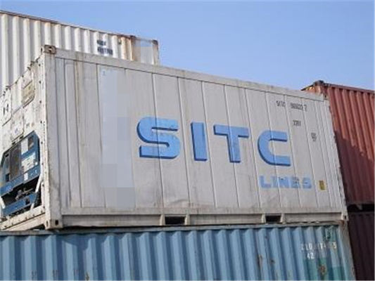 Китай Серебряная стальная линия контейнера 20РФ Рефер КУсед с международными стандартами поставщик